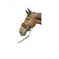 HY FAUX FUR PADDED HEADCOLLAR & LEADROPE